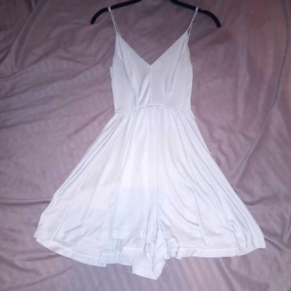 Sea foam green romper